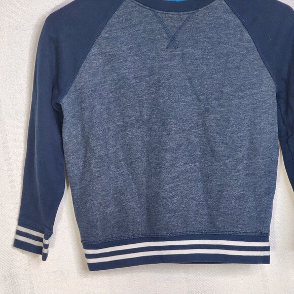Athletic Works Blue Cove Heather Cotton Poly Crewneck Boys Sweatshirt Size M 8 - Picture 4 of 16